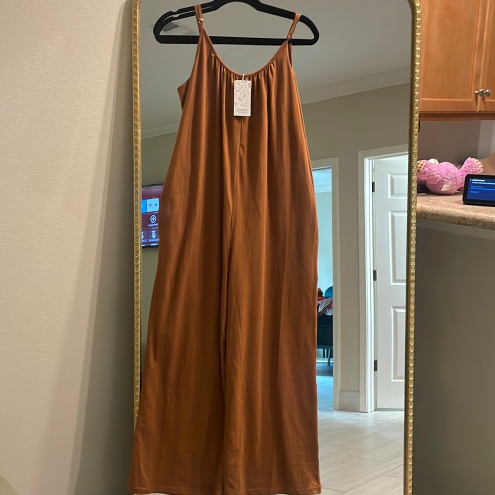 Brown Jumpsuit